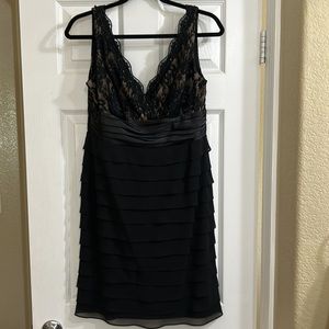 Black Lace Cocktail Dress